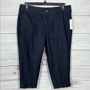 NWT CJ Banks Signature Comfort Classic Fit Capri Pants Size 14W